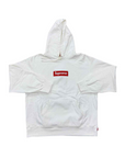 Supreme Hoodie "BOX LOGO" White Used Size L