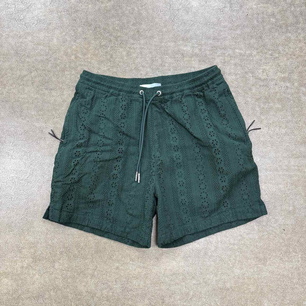 Kith Shorts "EYELET BELMONT STADIUM" Green Used Size M