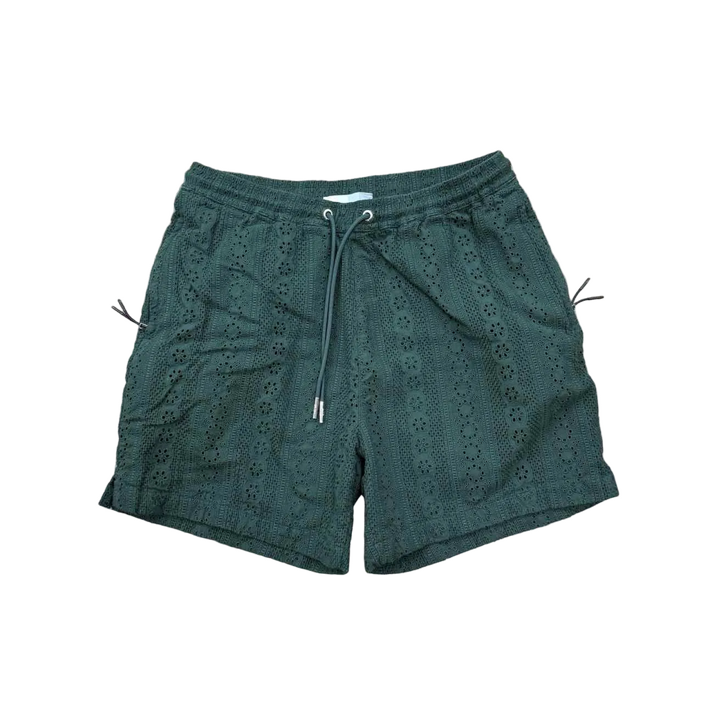 Kith Shorts "EYELET BELMONT STADIUM" Green Used Size M