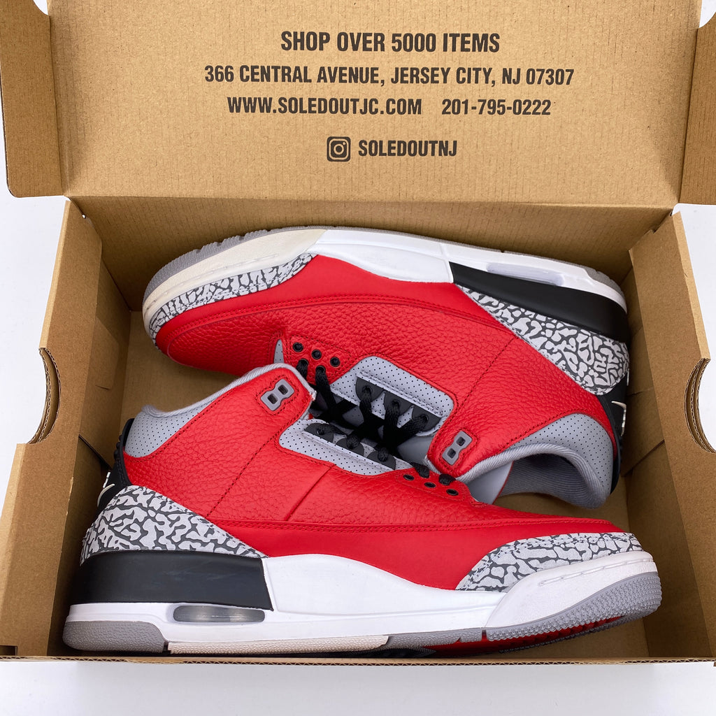 Air Jordan 3 Retro "Fire Red" 2020 New Size 10
