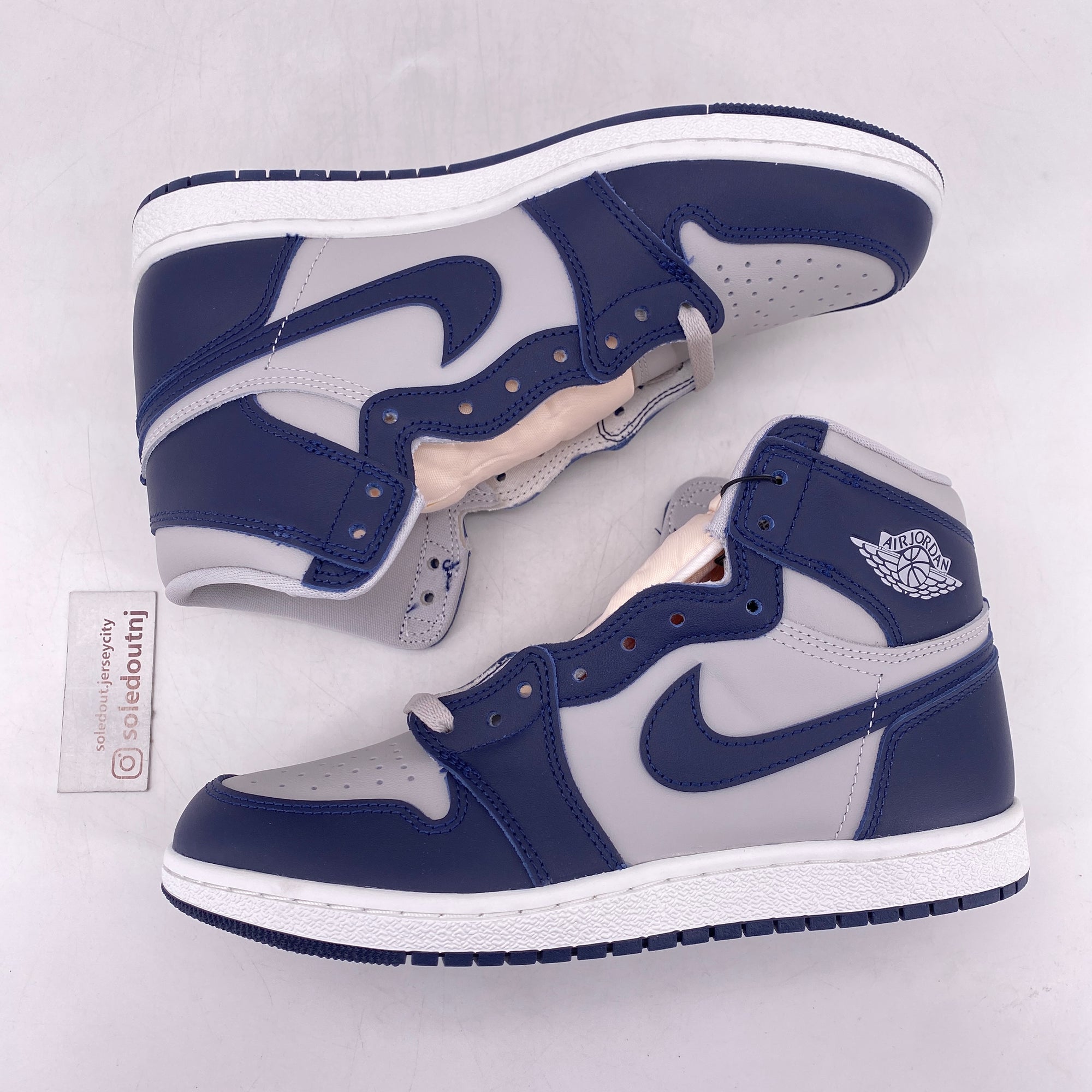 Air Jordan 1 HI 85&#39; &quot;Georgetown&quot; 2022 New Size 8.5