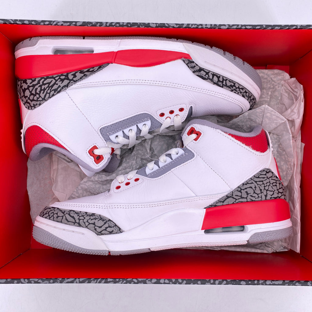 Air Jordan 3 Retro "Fire Red" 2022 Used Size 7.5