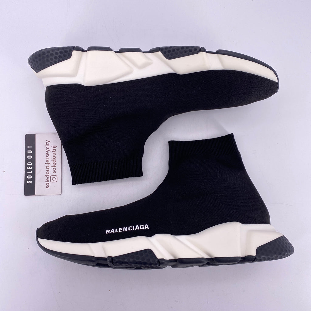 Balenciaga Speed Trainer "Black White" 2021 New Size 45