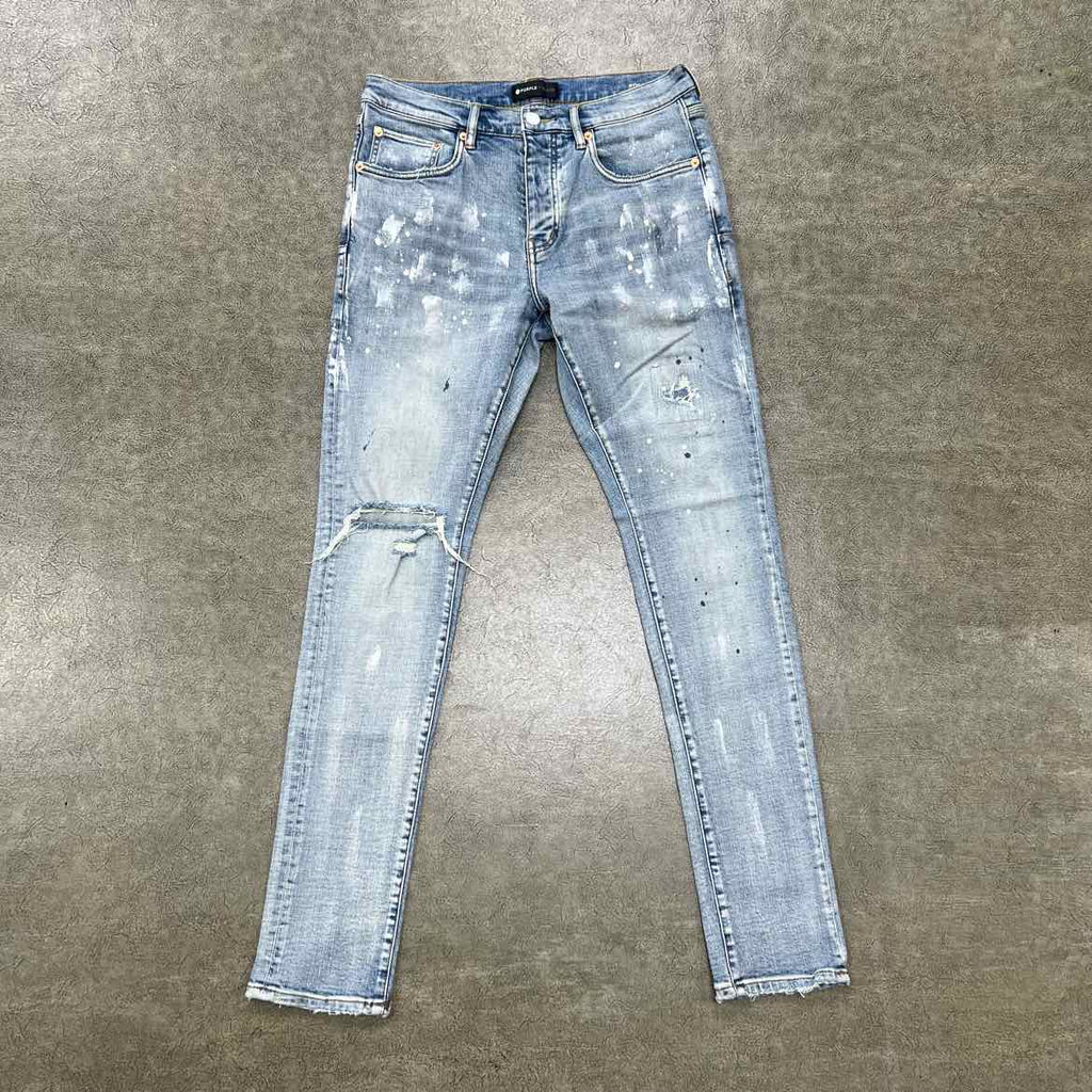 Purple Jeans "DISTRESSED" Blue Used Size 32
