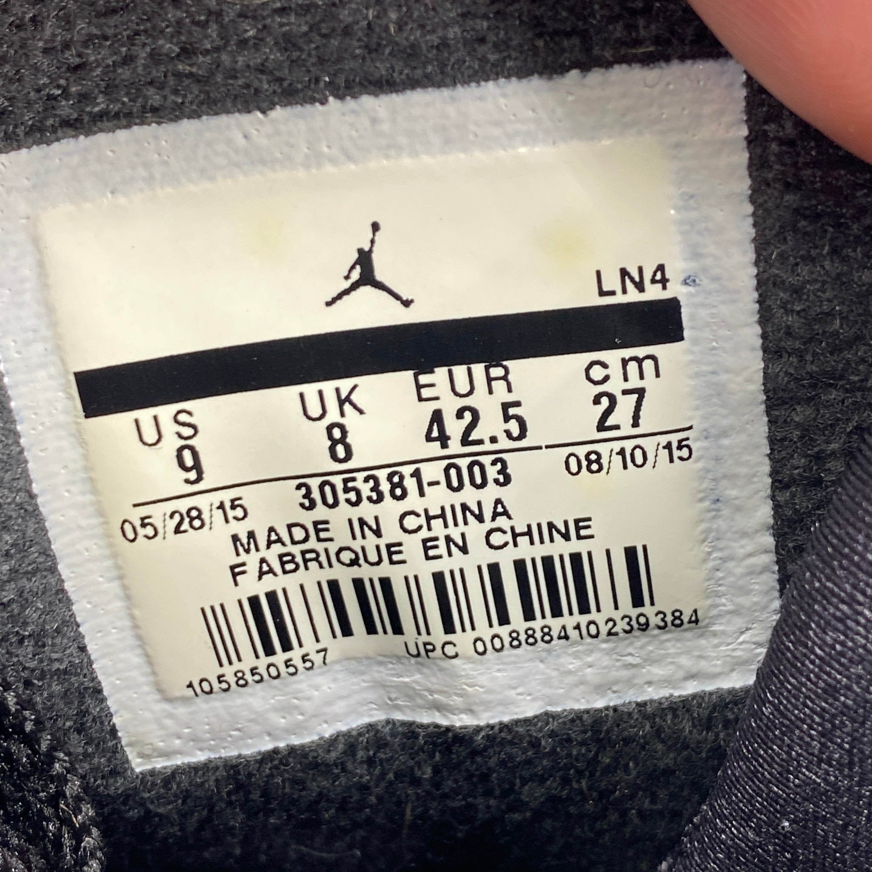 Air Jordan 8 Retro &quot;Chrome&quot; 2015 Used Size 9