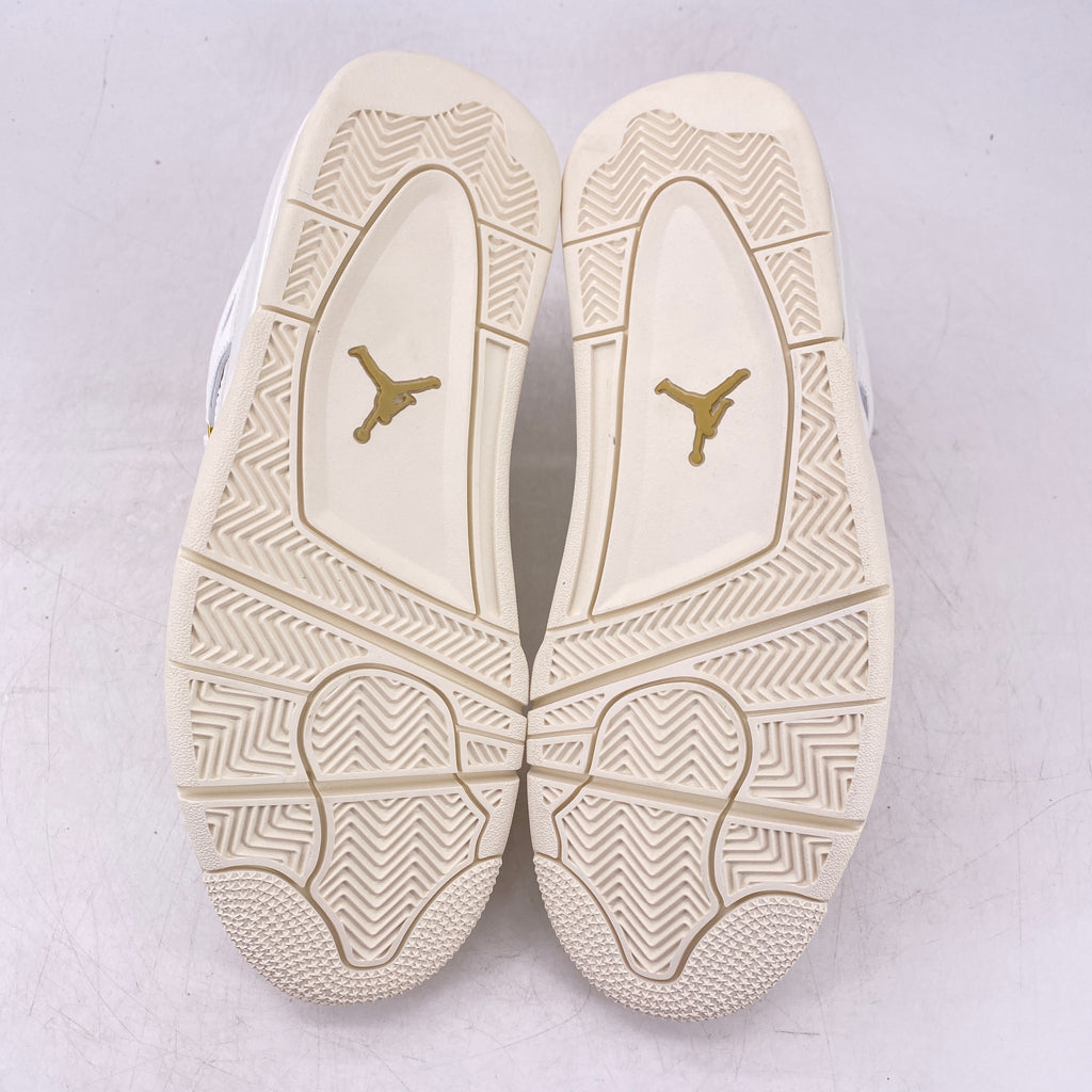 Air Jordan (W) 4 Retro "Metallic Gold" 2024 New Size 10.5W