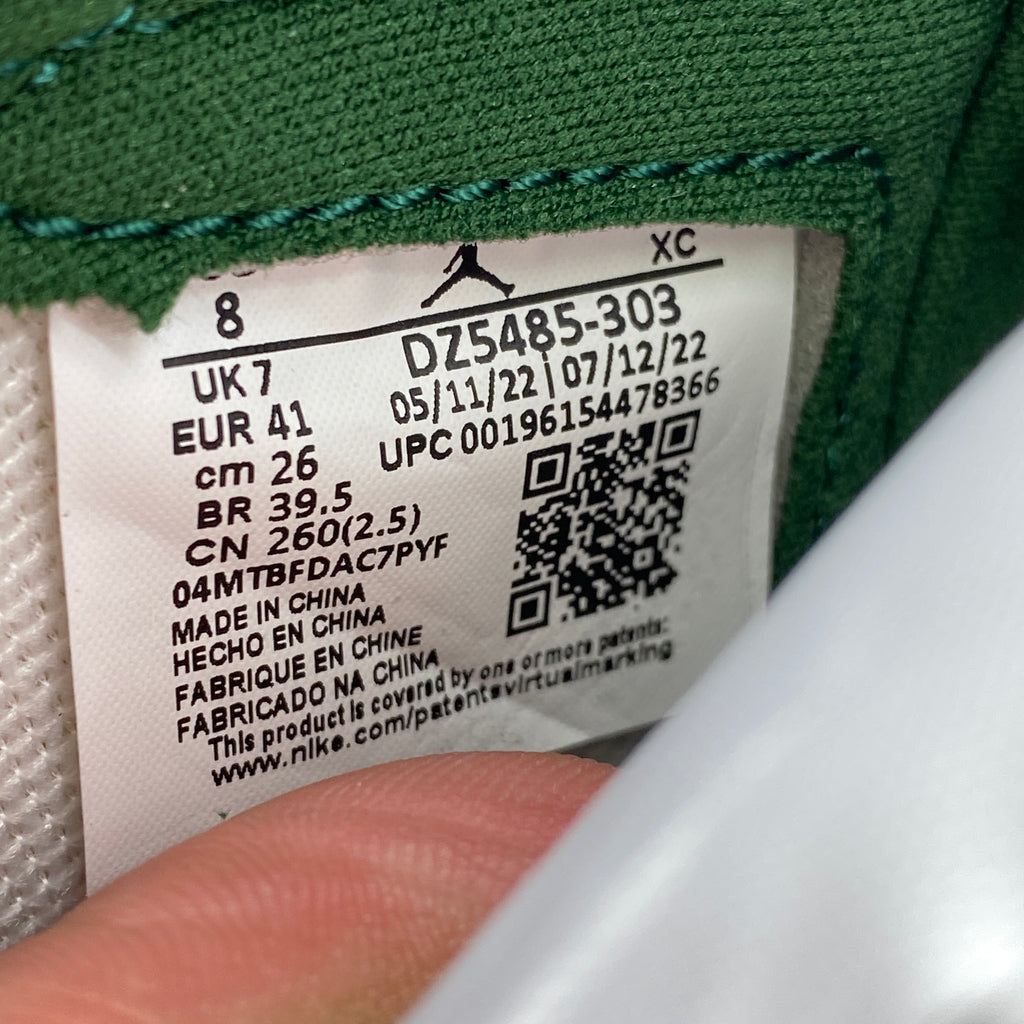 Air Jordan 1 Retro High OG "Gorge Green" 2022 New Size 8
