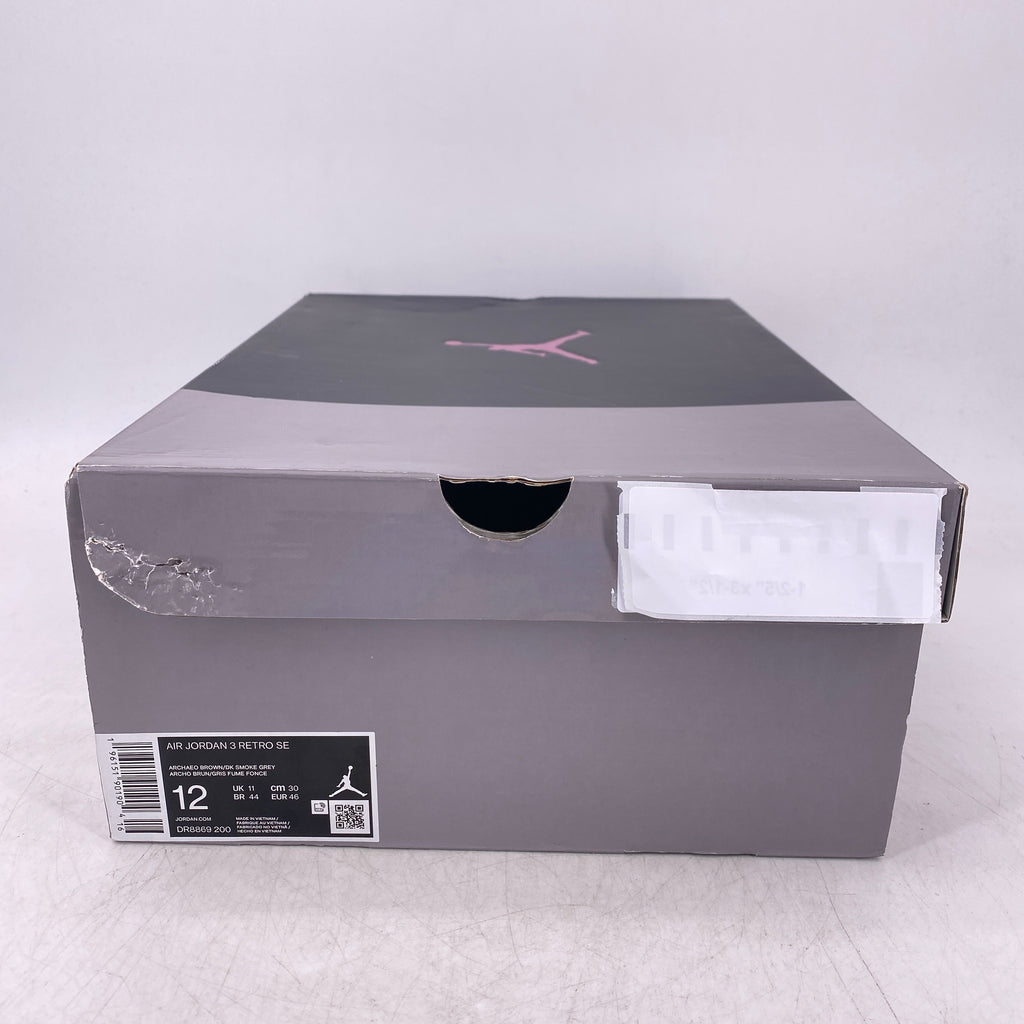 Air Jordan 3 Retro "Winterized Archaeo" 2022 Used Size 12