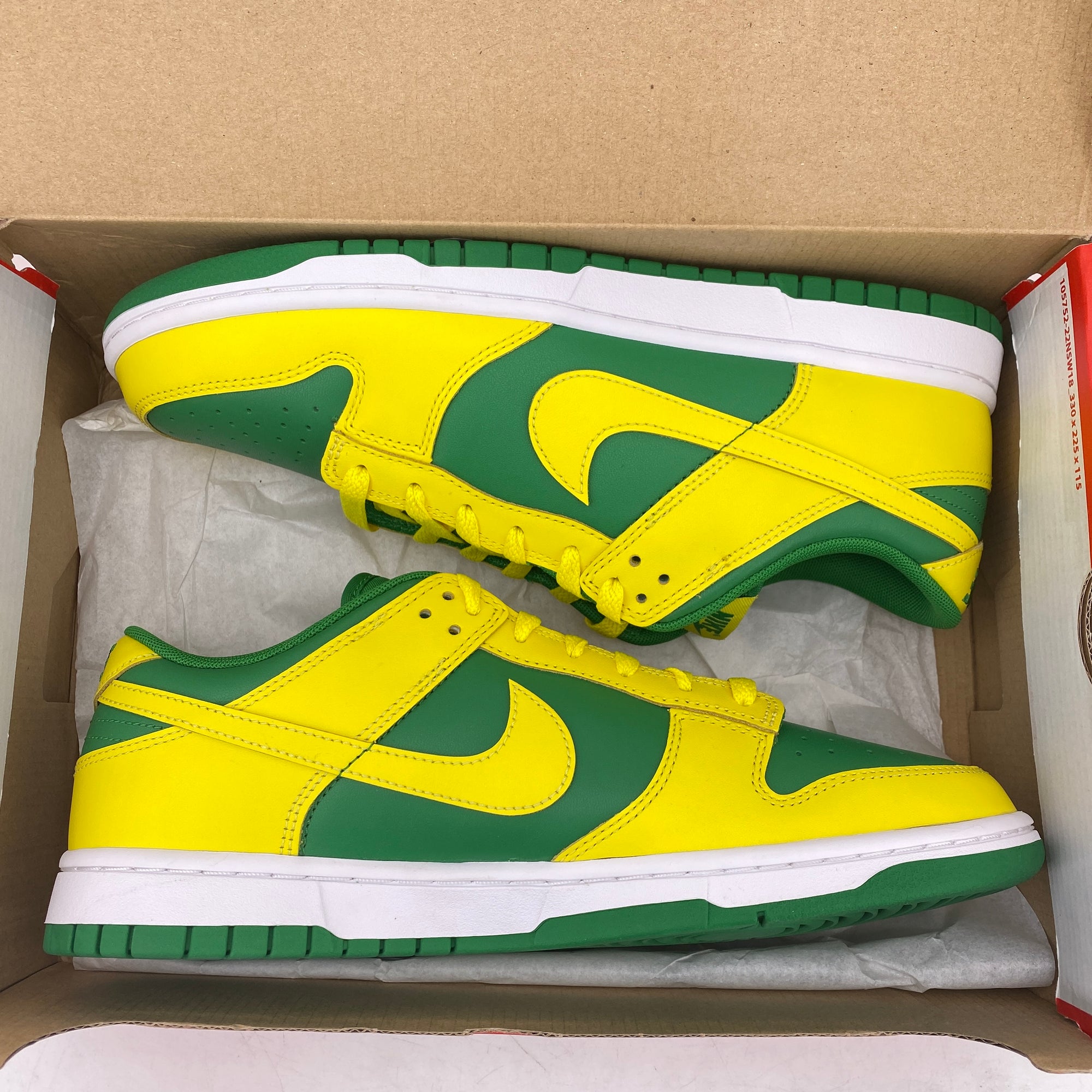 Nike Dunk Low &quot;Reverse Brazil&quot; 2023 New Size 10.5
