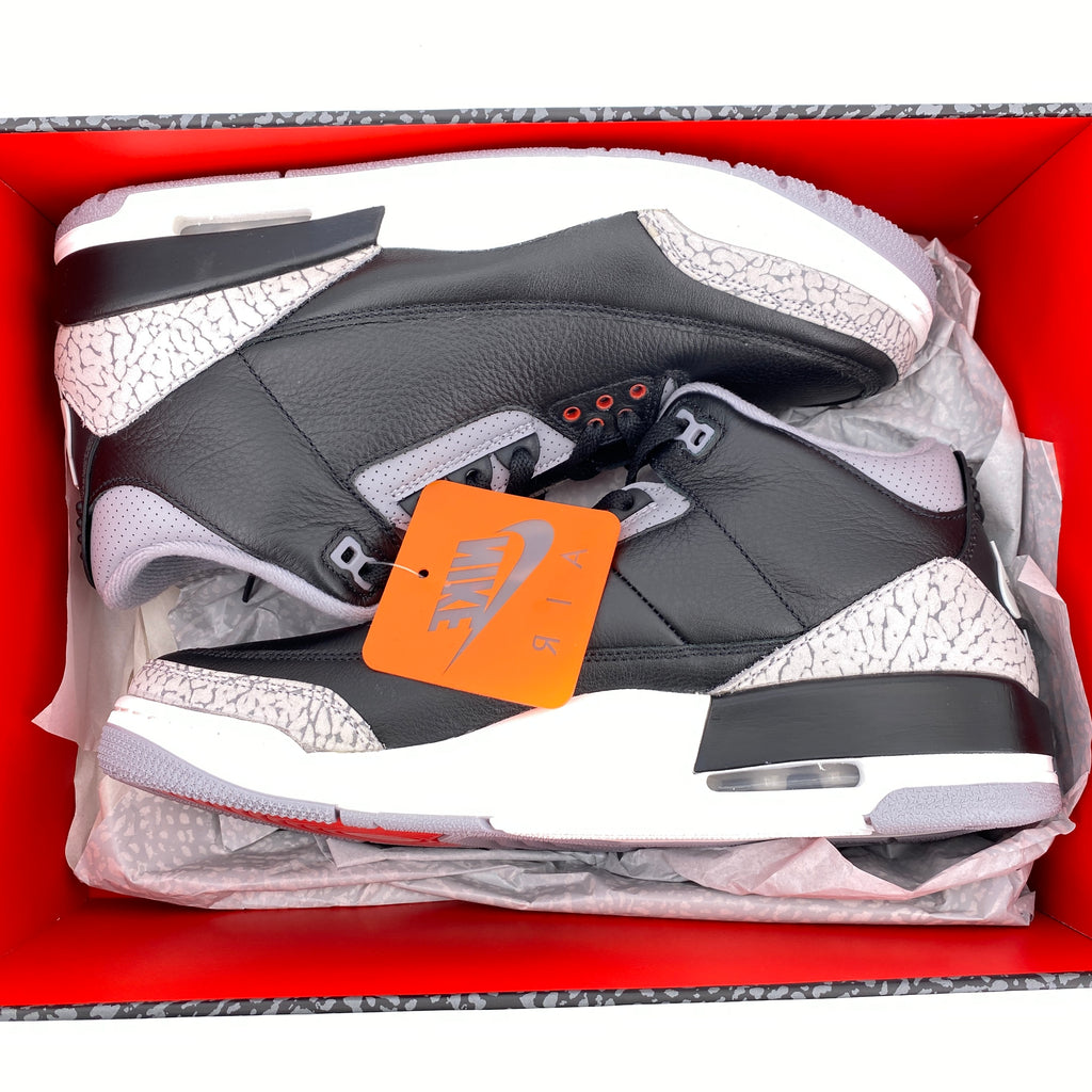 Air Jordan 3 Retro "Black Cement" 2024 New Size 11