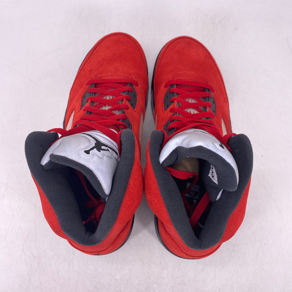 Air Jordan 5 Retro "Raging Bull Red Suede" 2021 Used Size 12