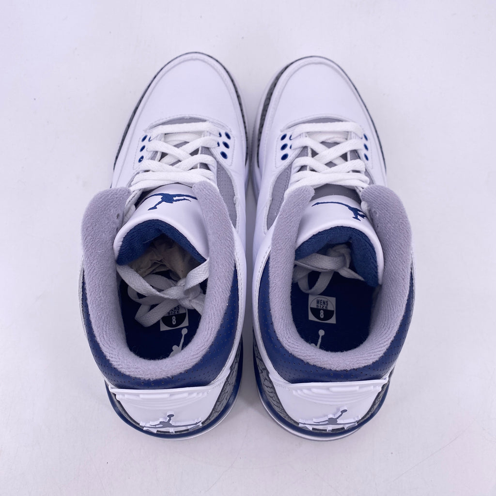 Air Jordan 3 Retro "Midnight Navy" 2023 New Size 8