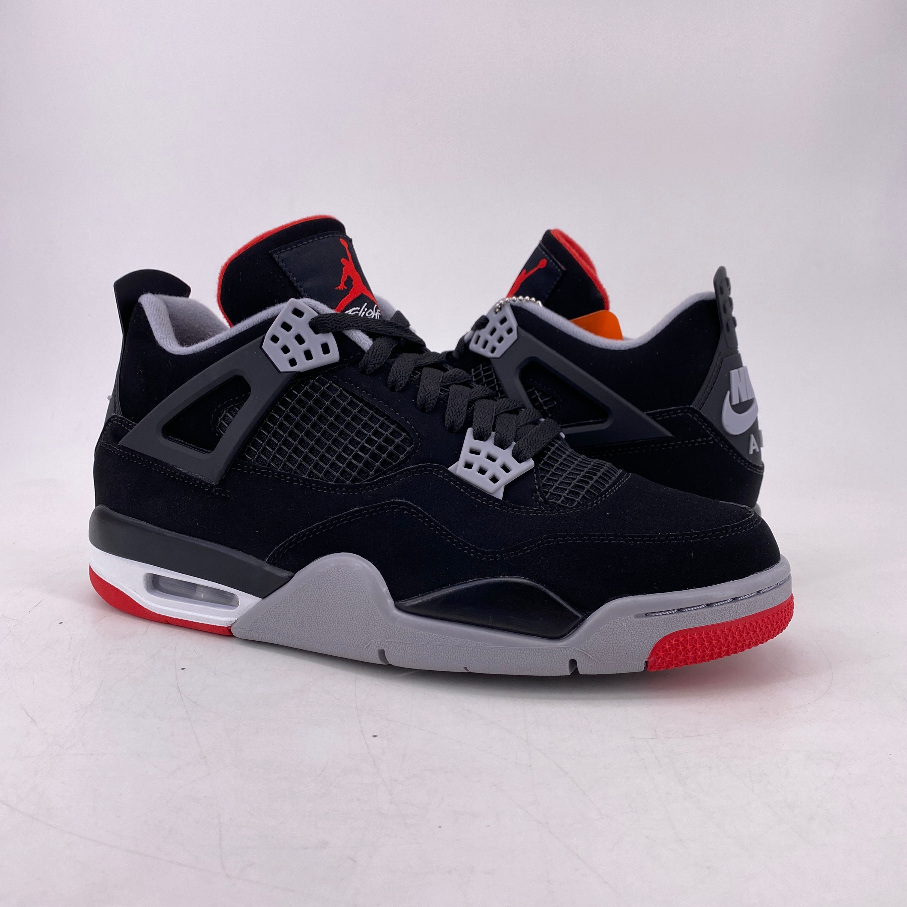 Air Jordan 4 Retro &quot;Bred&quot; 2019 New Size 10.5