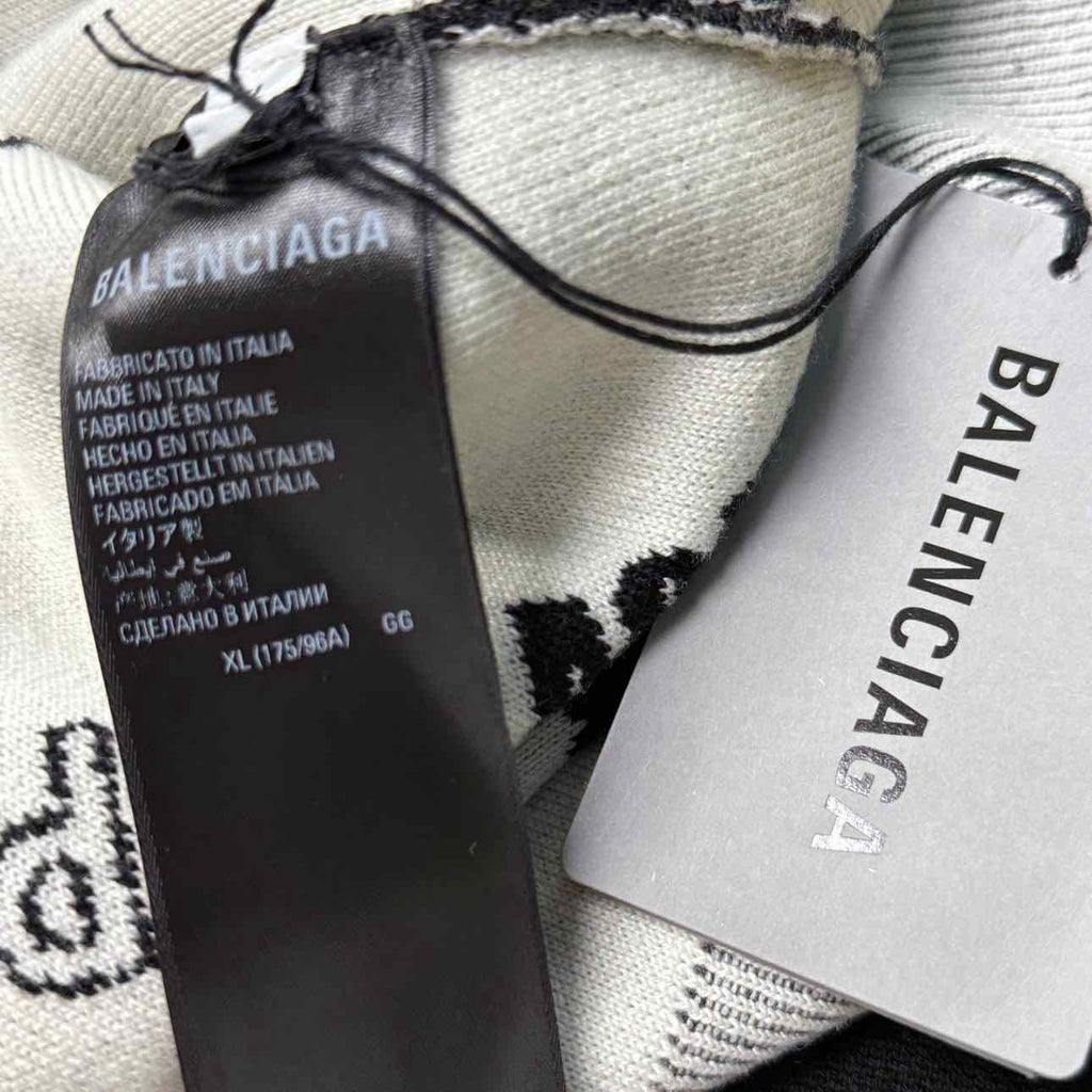 Balenciaga "LOGO MANIA" Black New Size XL (W)