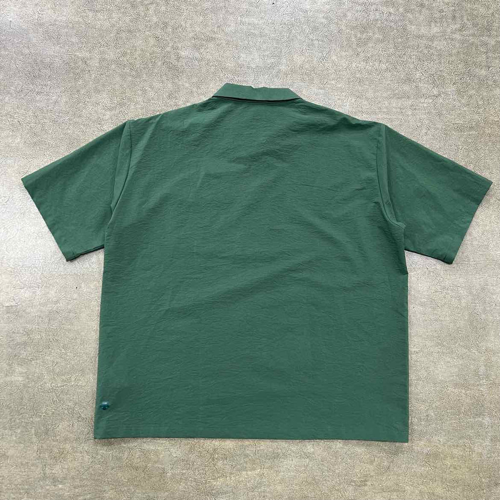 Descente Polo "ZIP" Green Used Size XL
