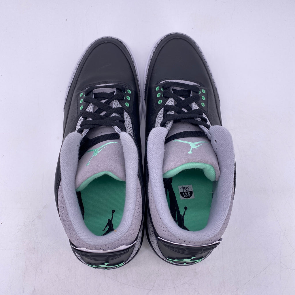 Air Jordan 3 Retro "Green Glow" 2024 New Size 12.5