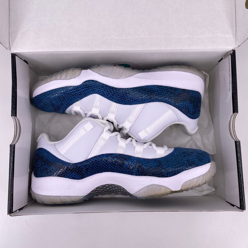 Air Jordan 11 Retro Low LE "Snake Navy" 2019 New Size 10