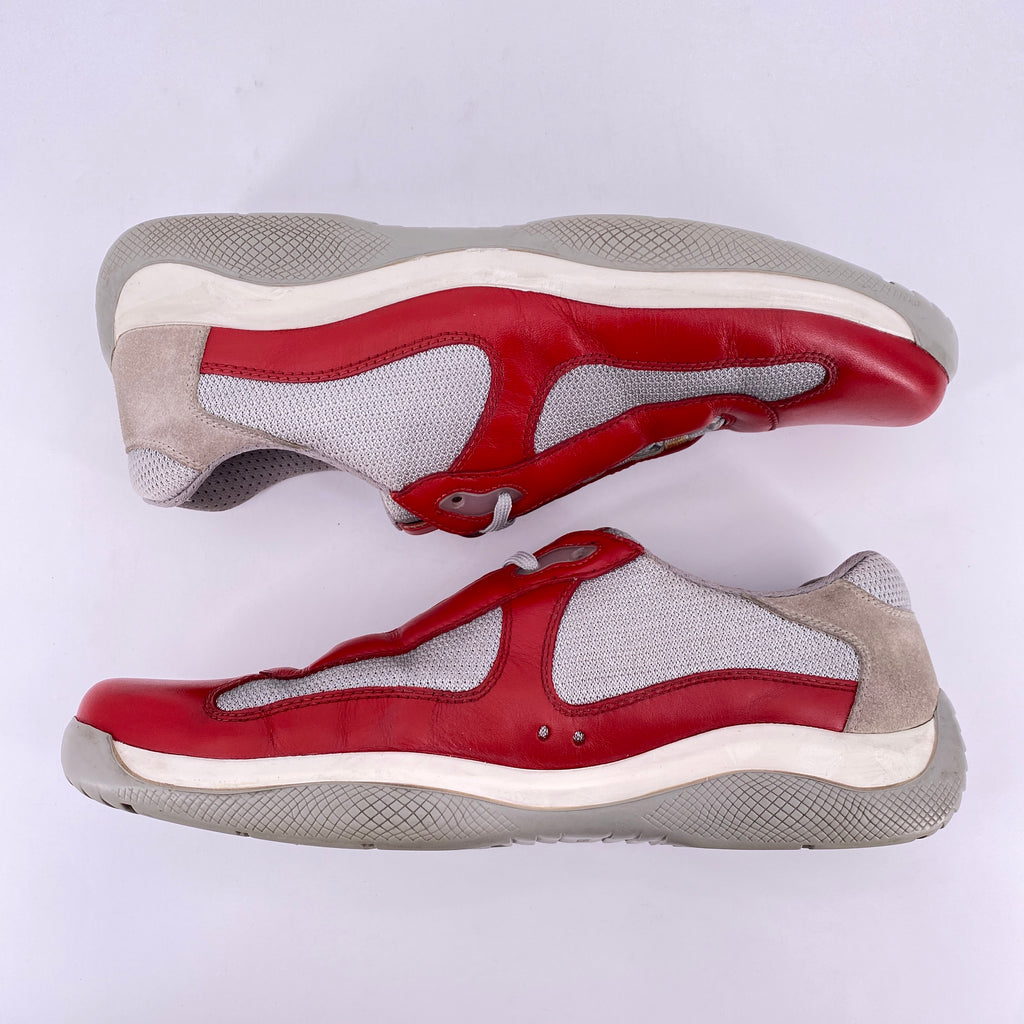 Prada America's Cup "Red"  Used Size 10 Prada