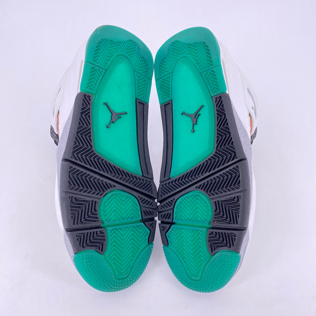 Air Jordan (W) 4 Retro "Lucid Green Rasta" 2020 Used Size 10.5W