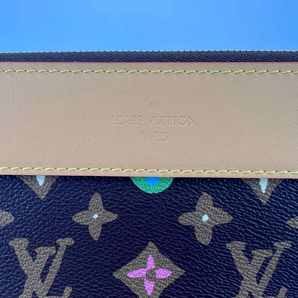 Louis Vuitton Pouch "MONOGRAM CRAGGY" Used Brown Size OS