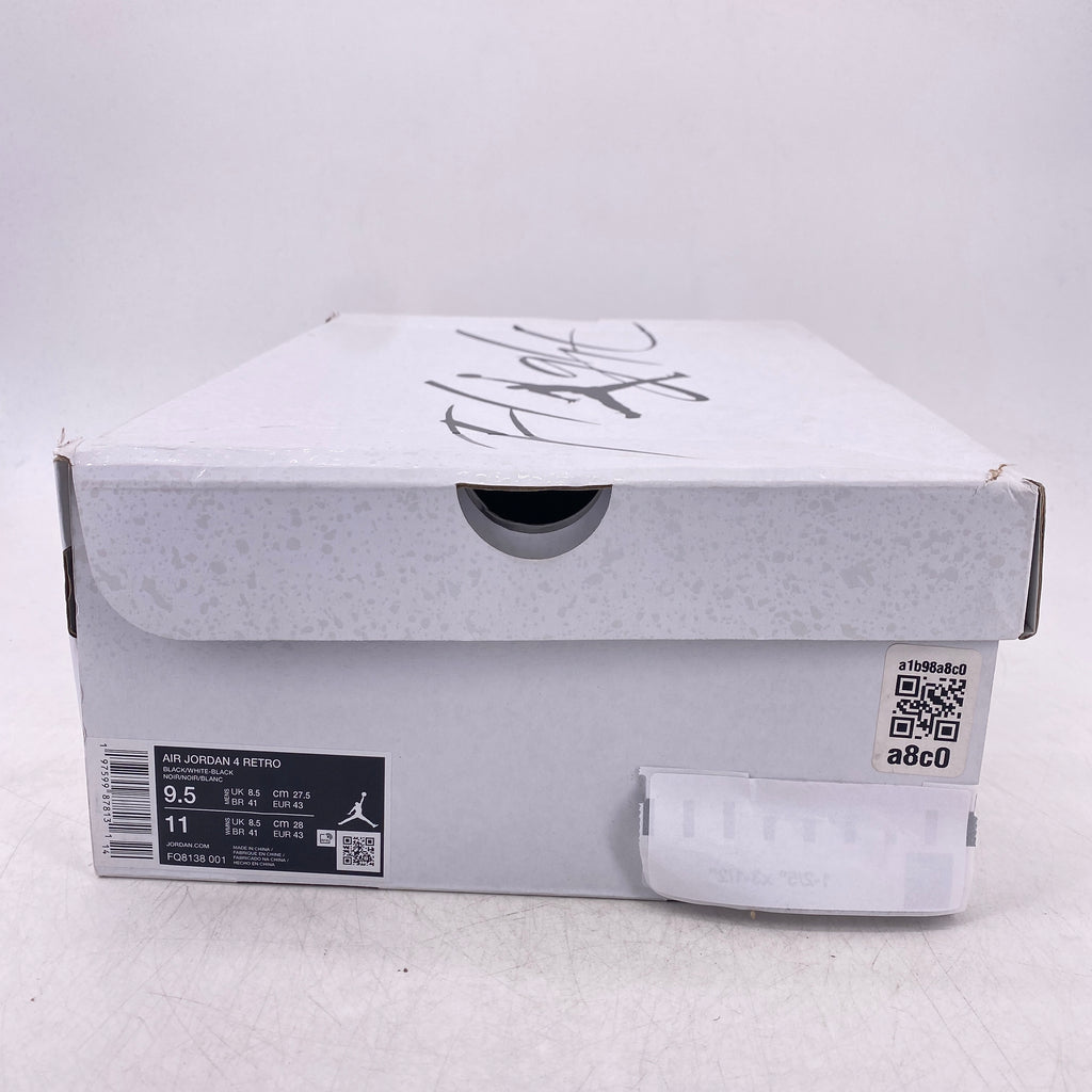 Air Jordan 4 Retro "White Thunder" 2024 Used Size 9.5