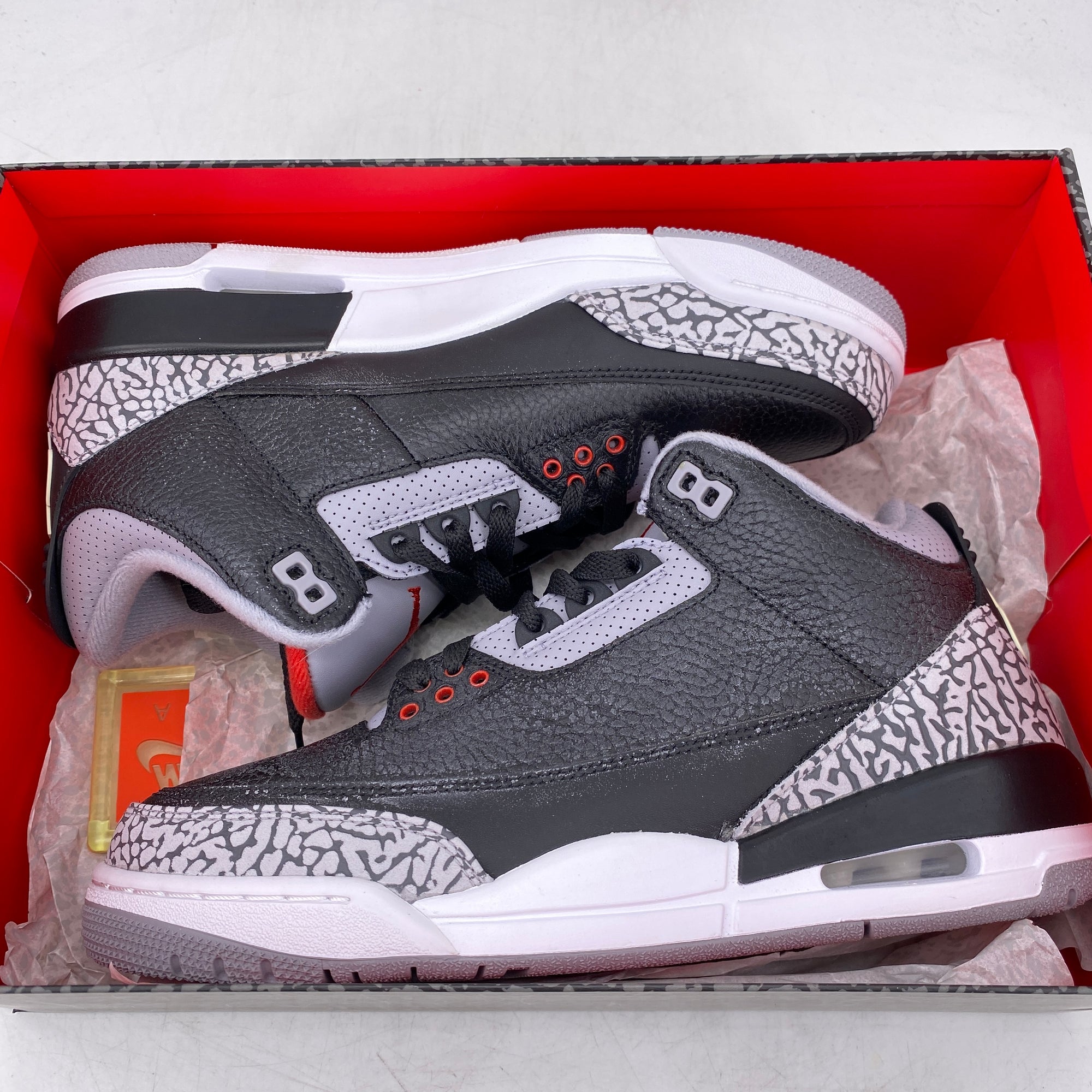 Air Jordan 3 Retro &quot;Black Cement&quot; 2018 New Size 8.5