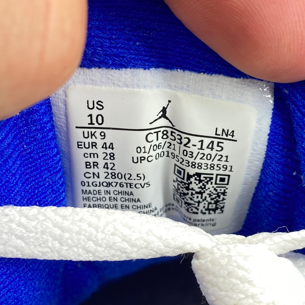 Air Jordan 3 Retro "RACER BLUE" 2021 Used Size 10