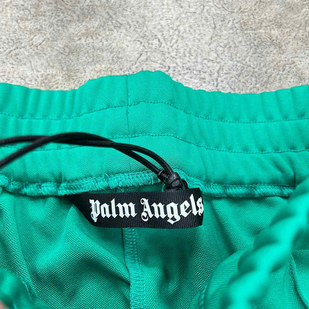 Palm Angels Track Pants "STRIPE" Green New Size XXL