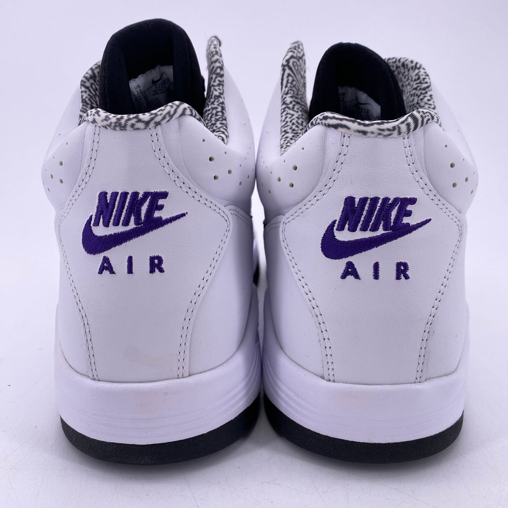 Nike Air Flight Lite Mid "White Black" 2021 New Size 12