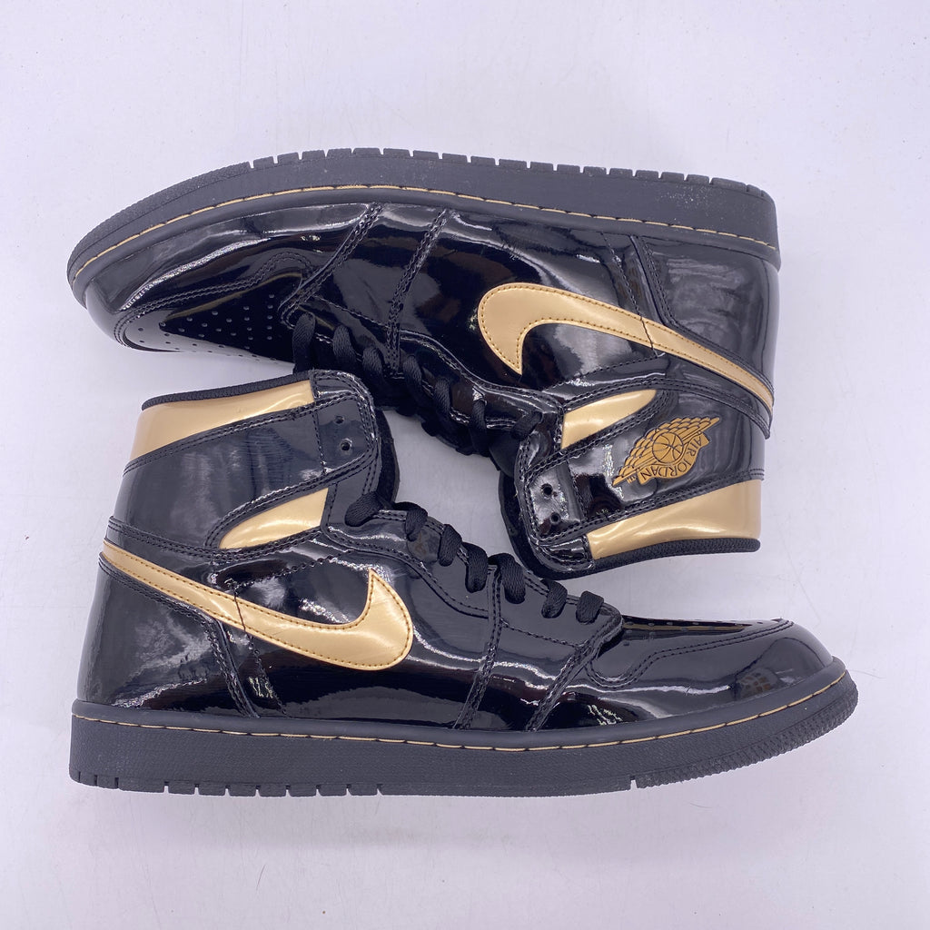 Air Jordan 1 Retro High "Black Metallic Gold" 2020 Used Size 13