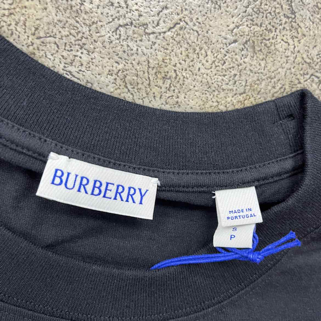 Burberry T-Shirt "GOTHIC LOGO" Black New Size S