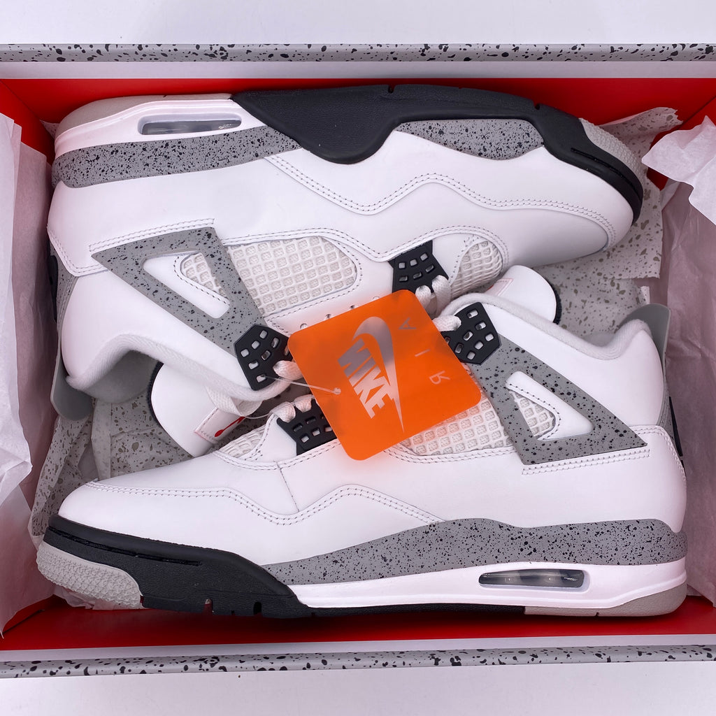 Air Jordan 4 Retro "White Cement" 2025 New Size 11