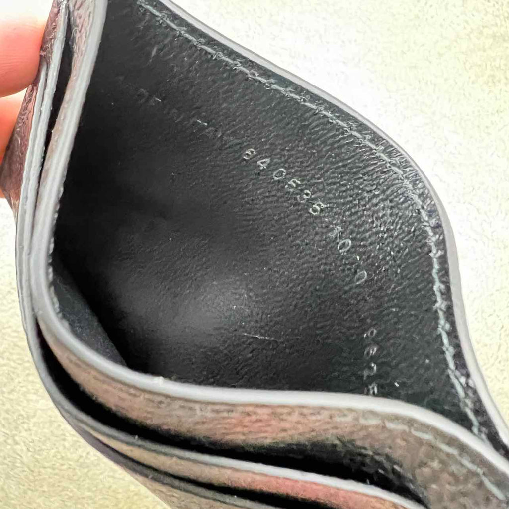 Balenciaga Card Holder "SMOOTH LEATHER" New Black Size OS