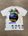 Stussy T-Shirt "TEST" Blue Used Size M