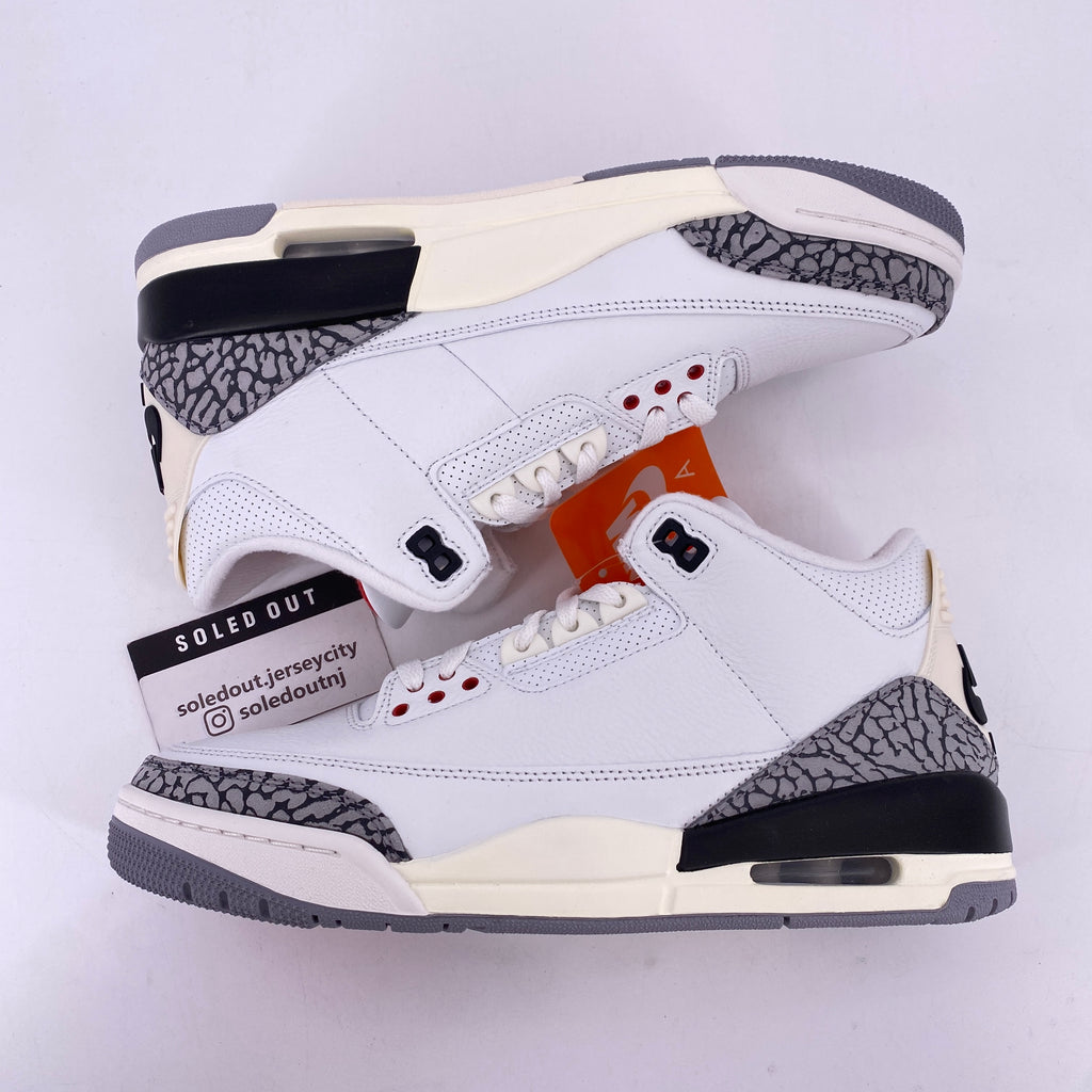 Air Jordan 3 Retro "White Cement Reimagined" 2023 New Size 9