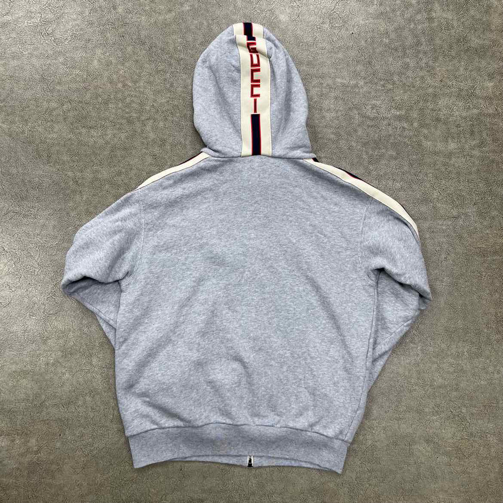 Gucci Zip Up "BOW" Grey Used Size XS