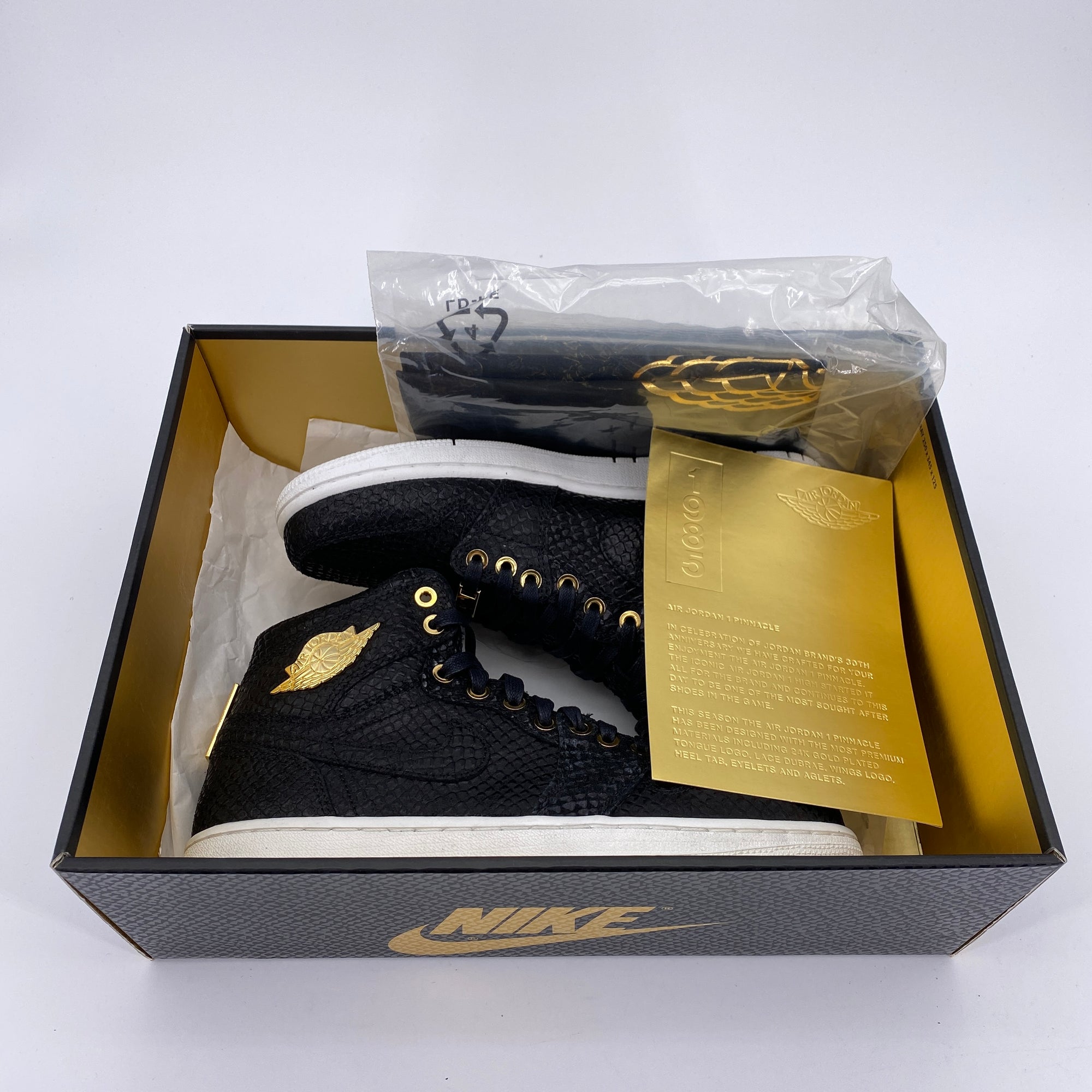 Air Jordan 1 Retro High OG &quot;Pinnacle Black&quot; 2015 New Size 8