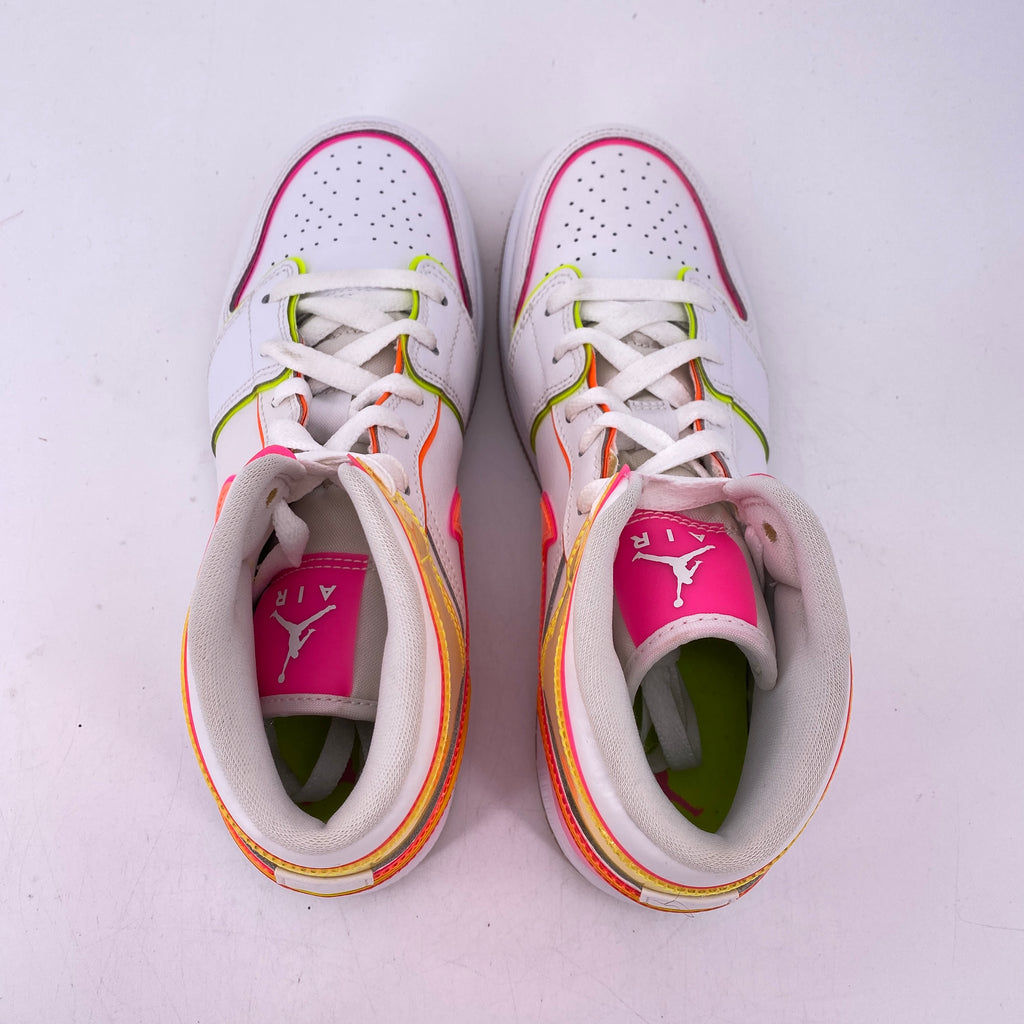 Air Jordan (GS) 1 Mid "Edge Glow" 2020 Used Size 6Y