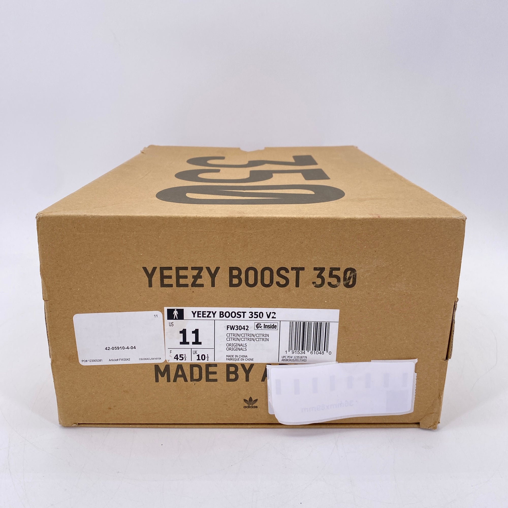 Yeezy 350 v2 &quot;Citrin&quot; 2019 Used Size 11