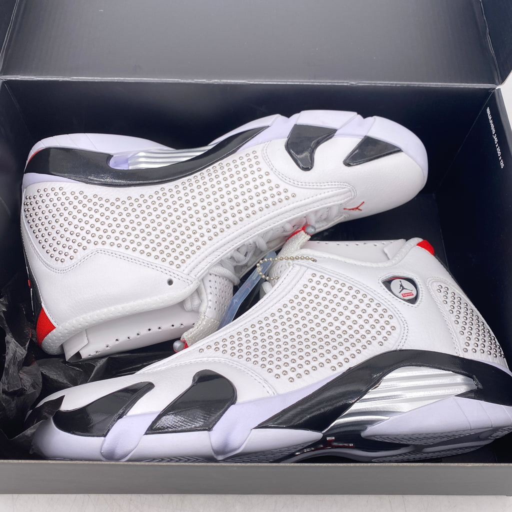 Air Jordan 14 Retro "Supreme White" 2019 New Size 10.5
