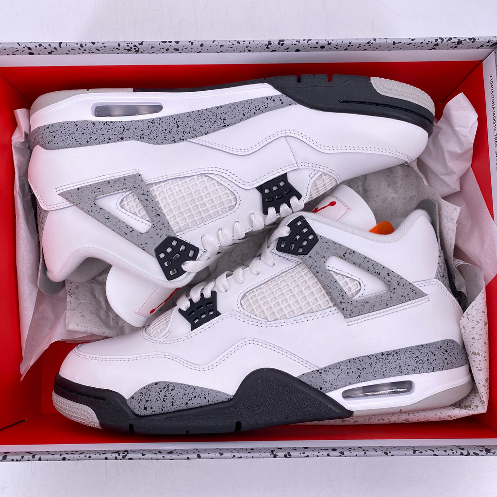 Air Jordan 4 Retro "White Cement" 2025 New Size 10.5