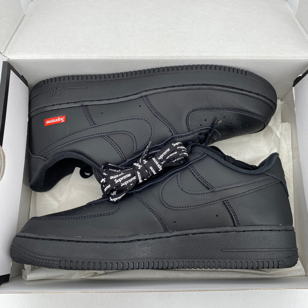 Nike Air Force 1 Low "Supreme Black" 2020 New Size 10.5
