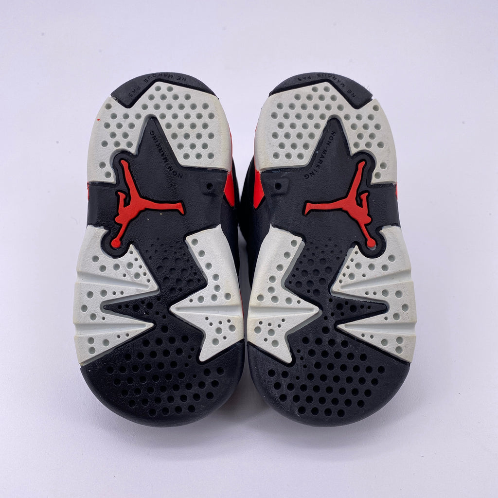 Air Jordan (TD) 6 Retro "Infrared" 2019 New Size 4c