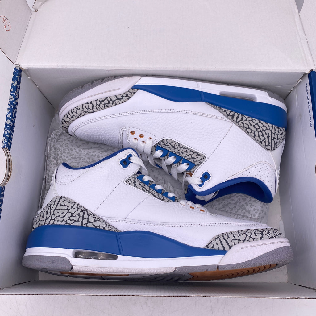 Air Jordan 3 Retro "Wizards" 2023 Used Size 9.5