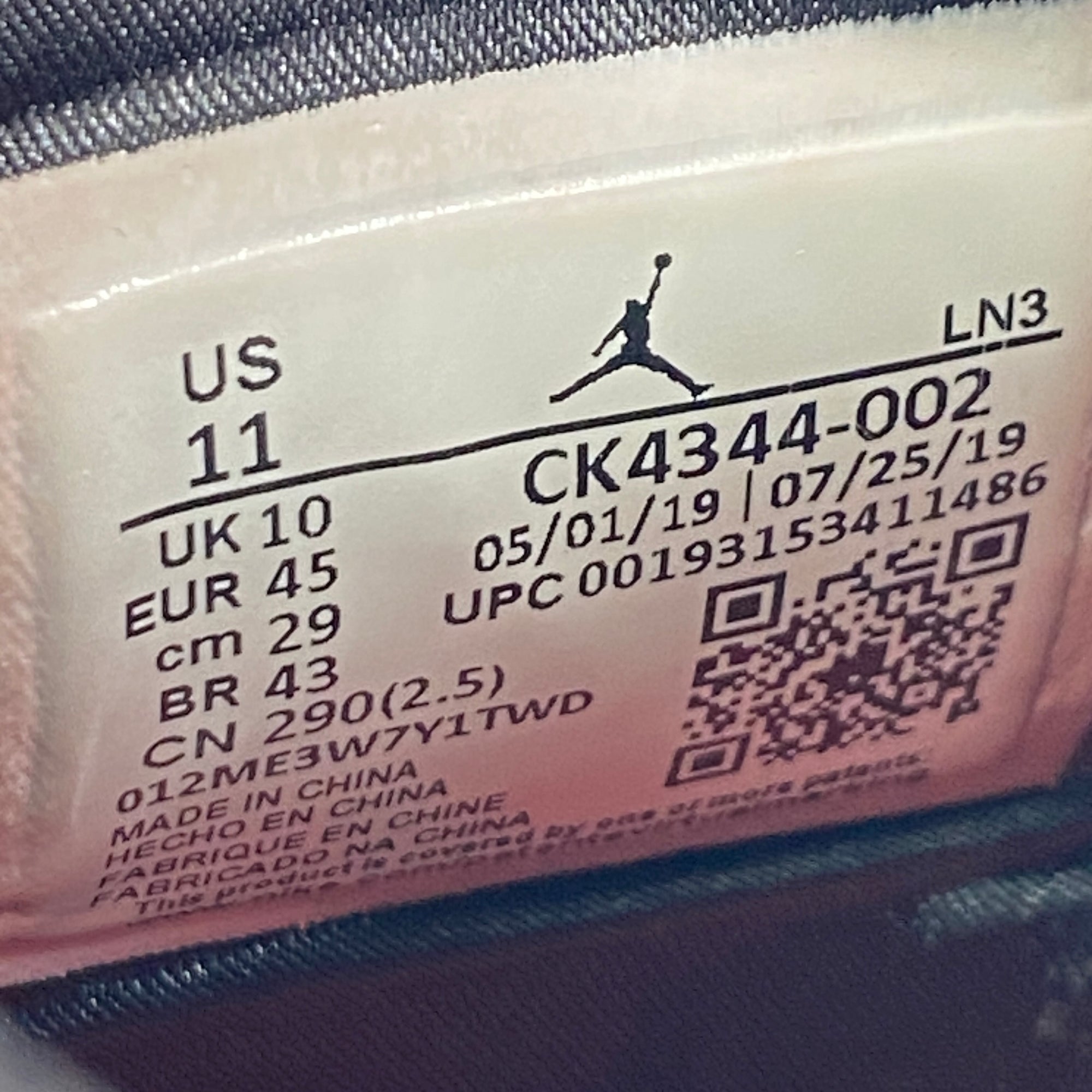 Air Jordan 3 Retro &quot;Animal Instinct&quot; 2019 Used Size 11