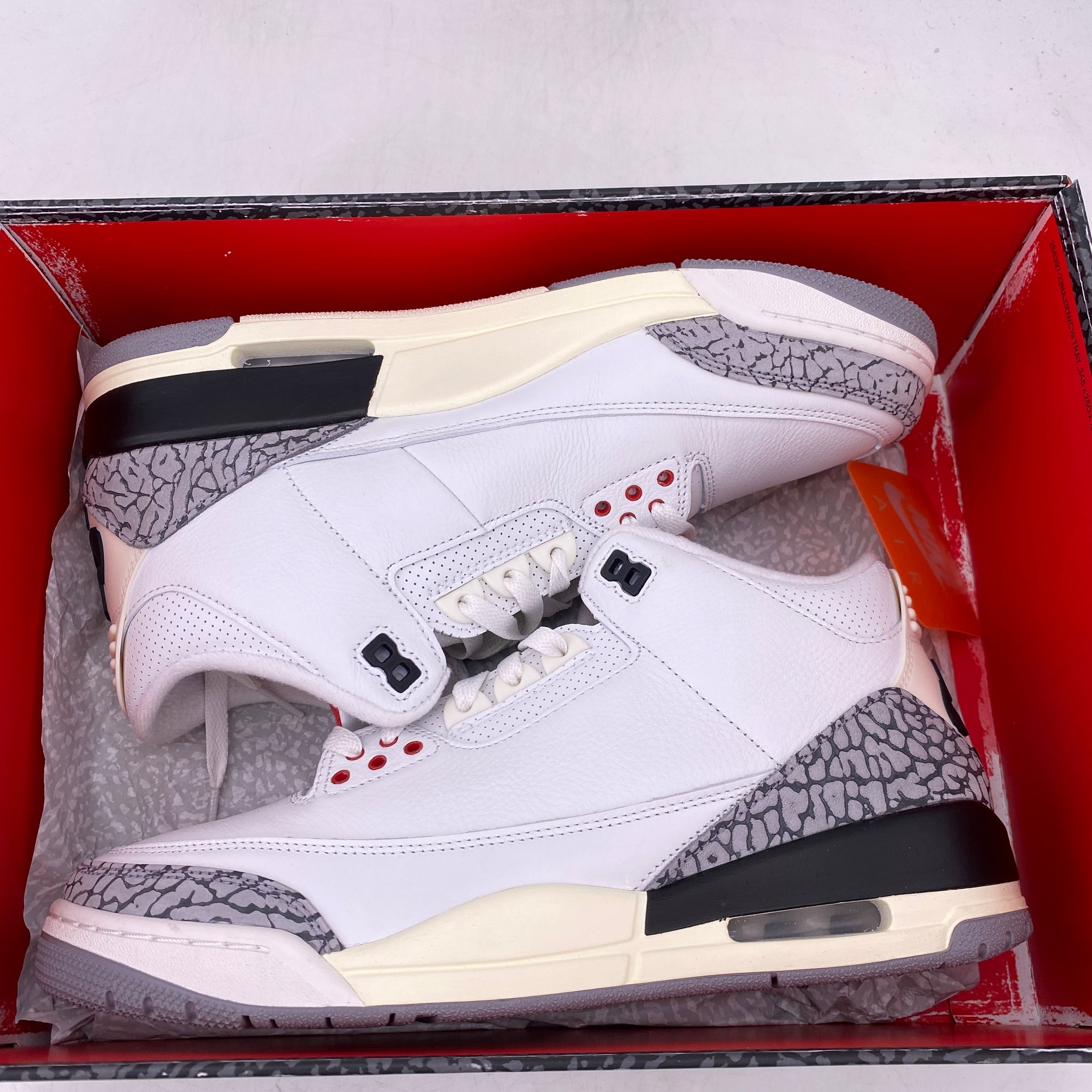 Air Jordan 3 Retro &quot;White Cement Reimagined&quot; 2023 New Size 10.5