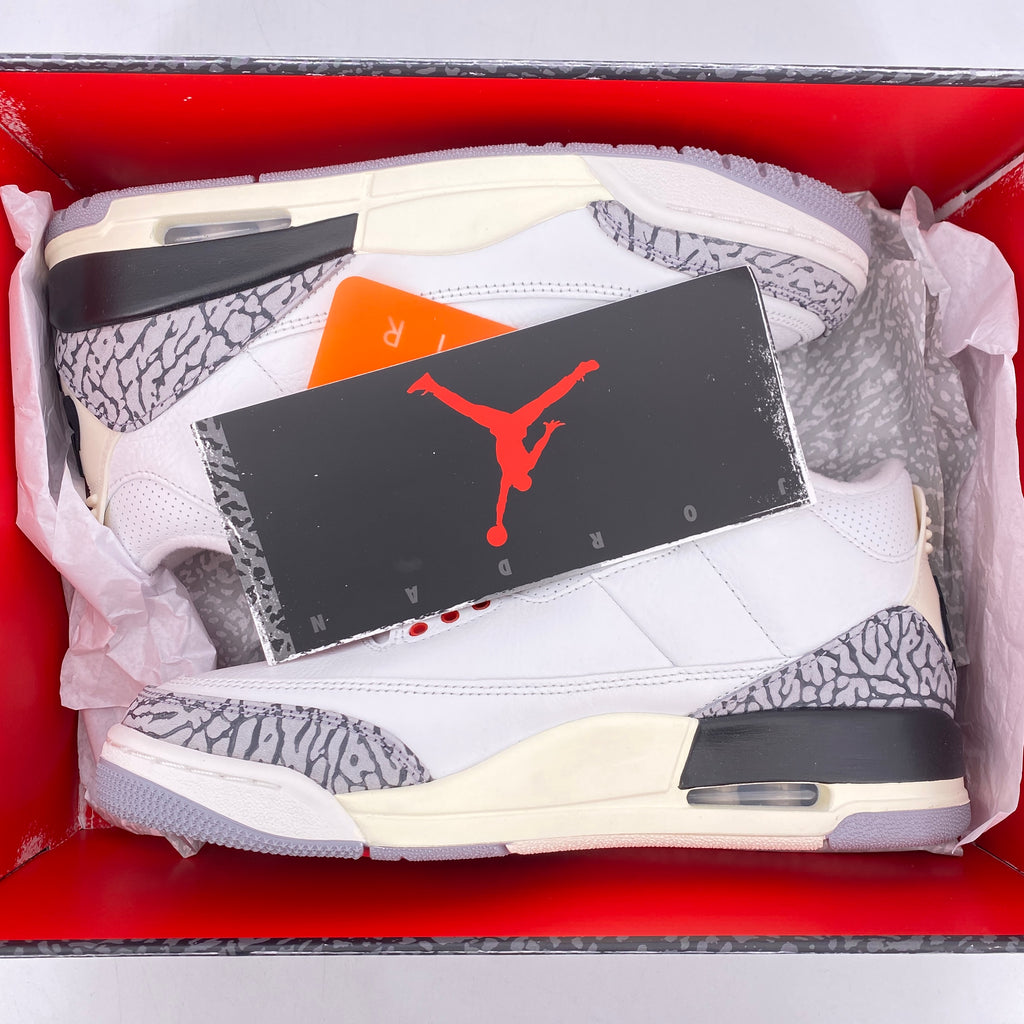 Air Jordan 3 Retro "White Cement Reimagined" 2023 New Size 7.5