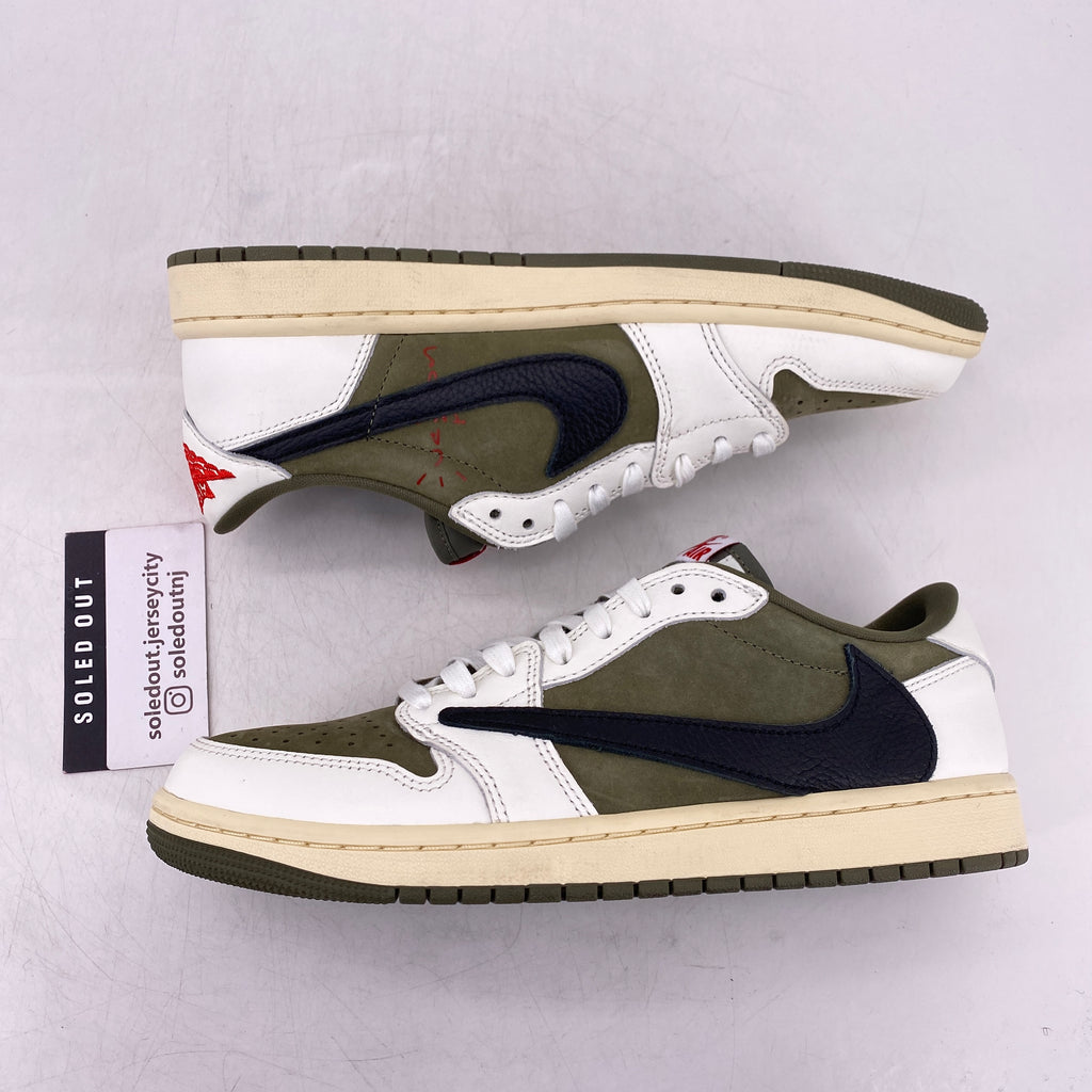 Air Jordan 1 Low OG SP "Travis Scott Medium Olive" 2024 Used Size 8