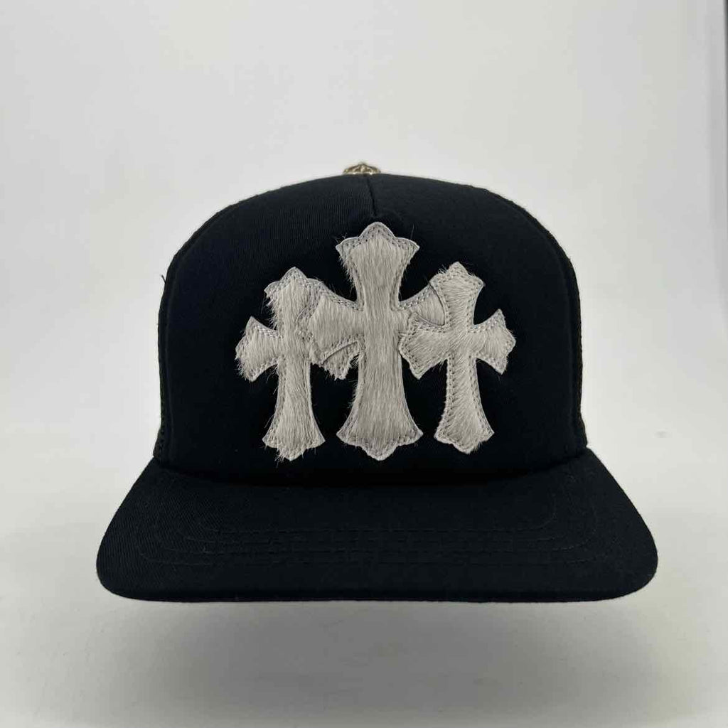 Chrome Hearts Trucker Hat "PONY HAIR CEMETERY" New Black Size OS