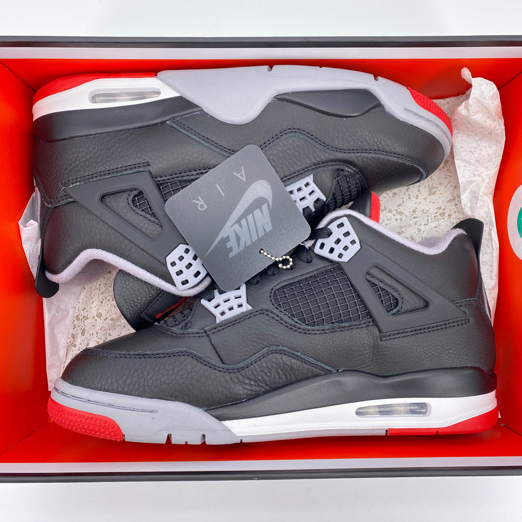 Air Jordan 4 Retro "Bred Reimagined" 2024 New Size 8.5
